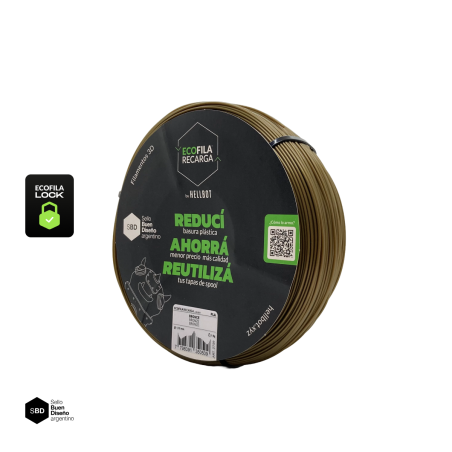 Filamento Hellbot ECOFILA RECARGA PLA 1,75mm 1kg LOCK