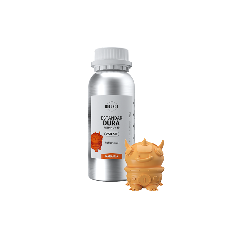 Resina Estándar Dura Hellbot x 250ml