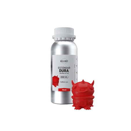 Resina Estándar Dura Hellbot x 250ml