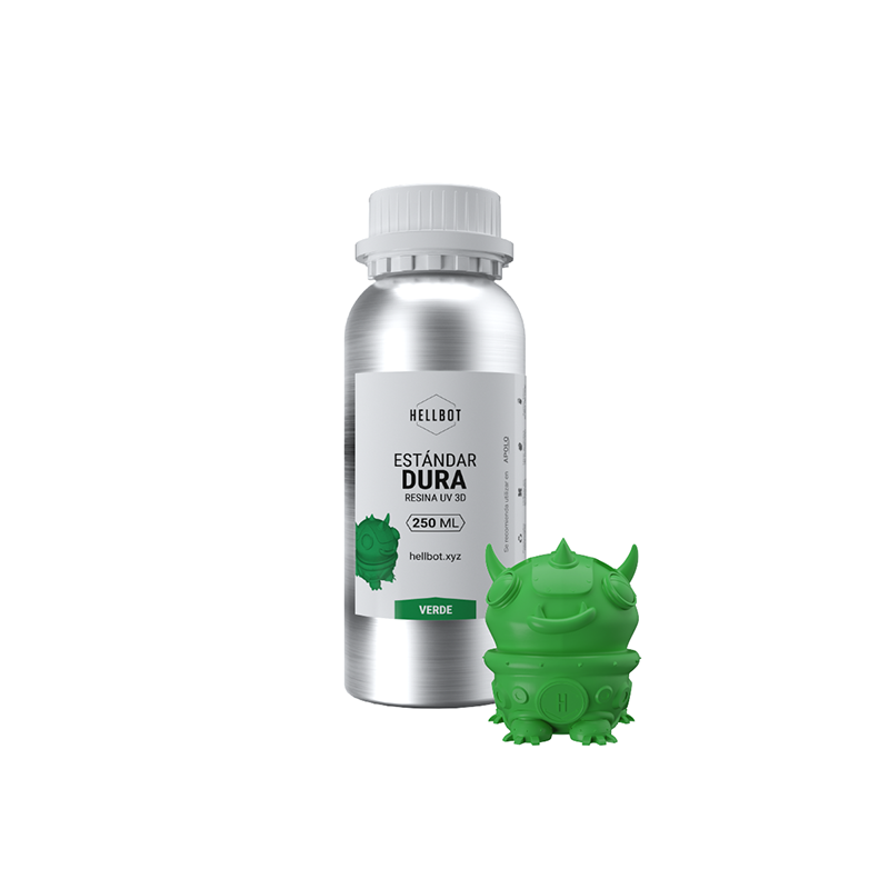 Resina Estándar Dura Hellbot x 250ml