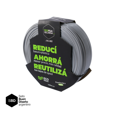 Filamento 3D Hellbot PLA ECOFILA RECARGA 1,75 x 1KG